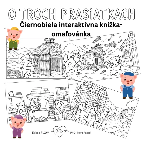 O TROCH PRASIATKACH – omaľovánková knižka 