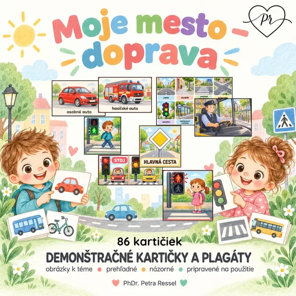 Moje mesto - doprava /Demonštračné kartičky (86 ks) 
