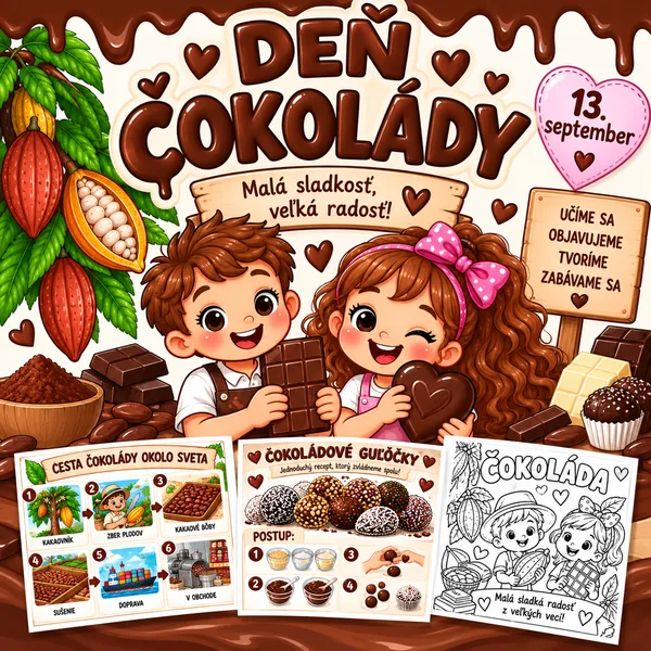 🍫MEDZINÁRODNÝ DEŇ ČOKOLÁDY - 13. SEPTEMBER 🍫