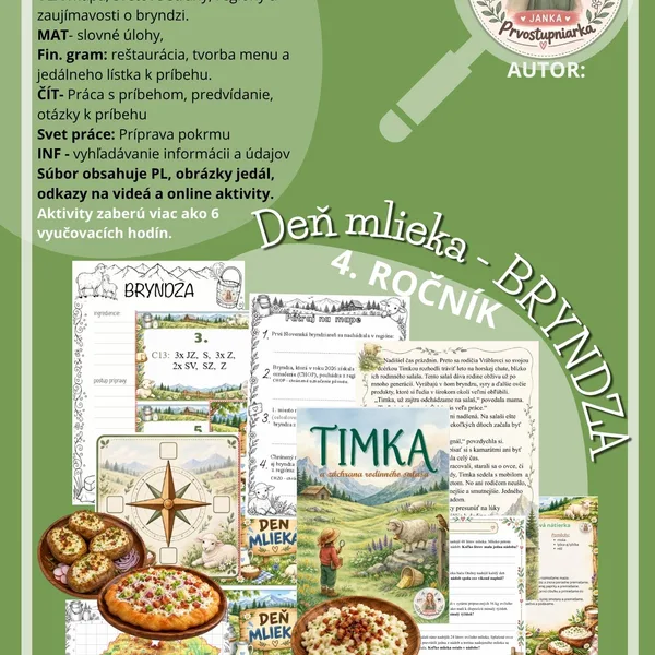 Deň mlieka - bryndza