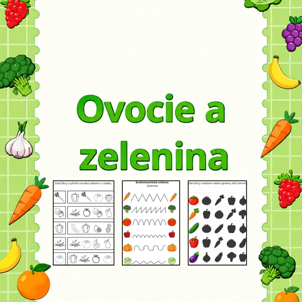 Ovocie a zelenina