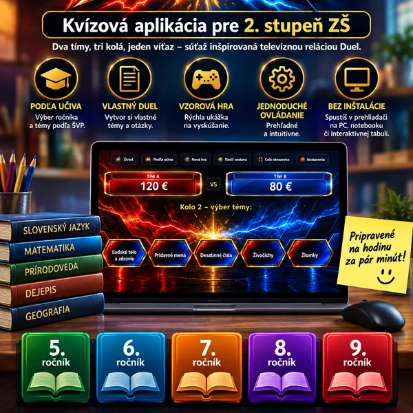 DUEL! — televízny súboj dvoch tímov priamo vo vašej triede