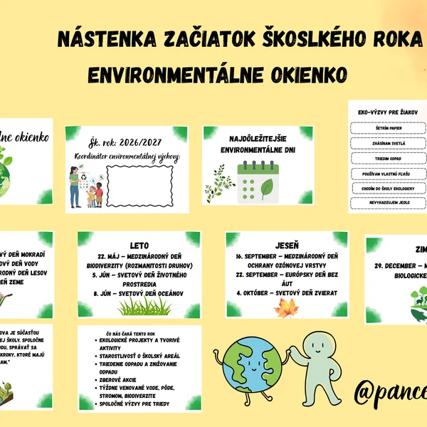 Nástenka - Environmentálne okienko