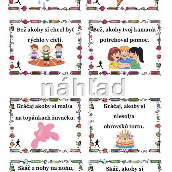Pohybové kartičky