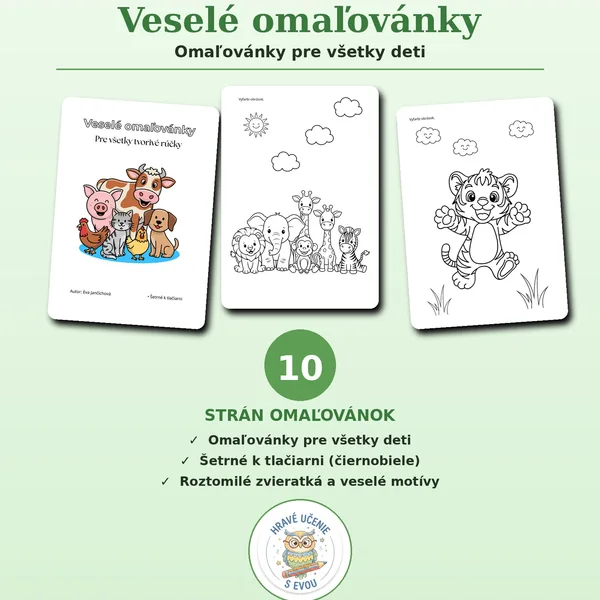 Veselé omaľovánky