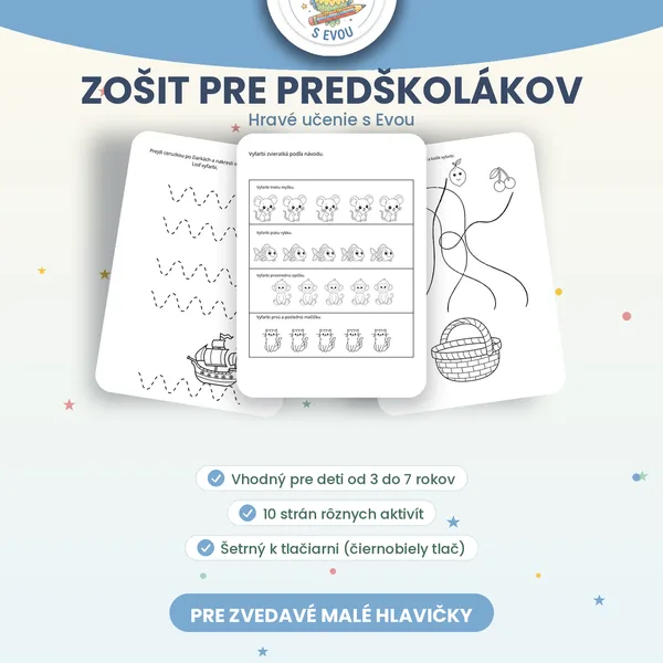 Zošit pre predškolákov