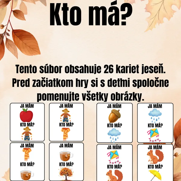 Ja mám kto má - jeseň