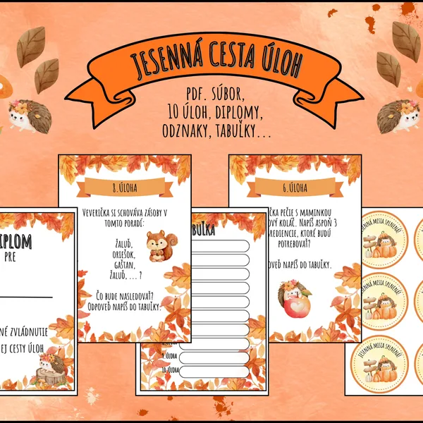 Jesenná cesta úloh🍄🍂