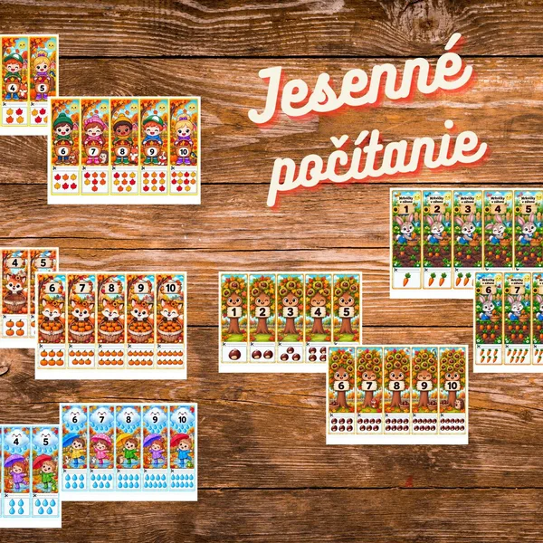 Jesenné počítanie 1-10