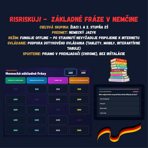 Riskuj! - Základné fráze v nemčine