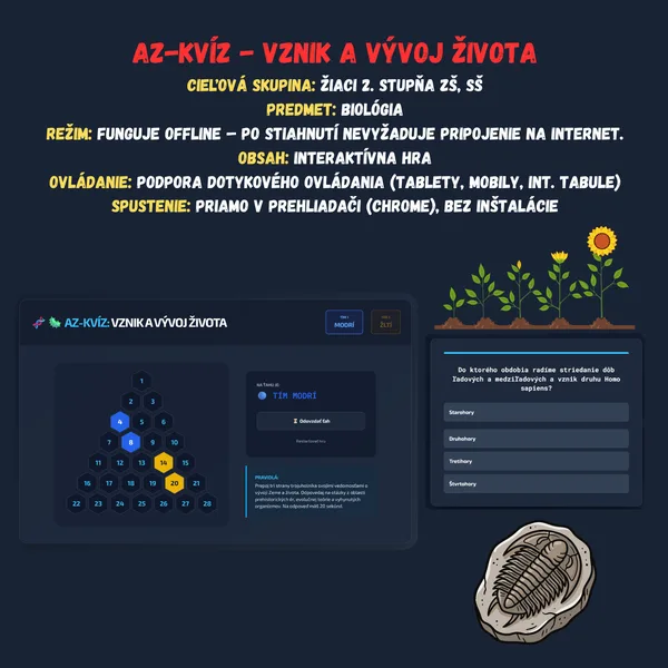 AZ-kvíz - Vznik a vývoj života