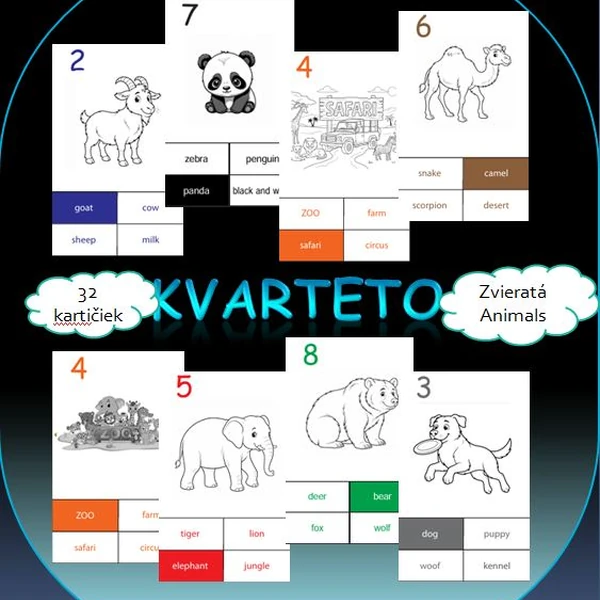 Kvarteto - Animals / Zvieratá