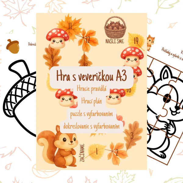 Hra s veveričkou - A3