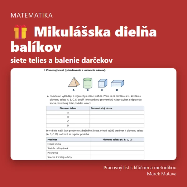 🎁 Mikulášska dielňa balíkov – siete telies a balenie darčekov