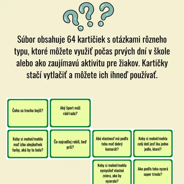 Otázky na spoznávanie