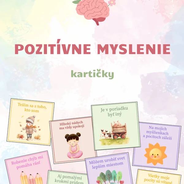 Pozitívne myslenie - kartičky 