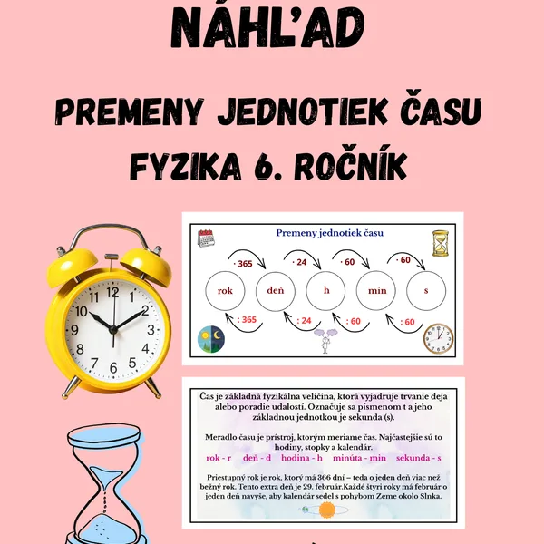 Premeny jednotiek času