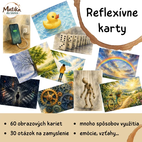 Reflexívne karty – Obrazy, ktoré otvárajú rozhovor | 60 kariet