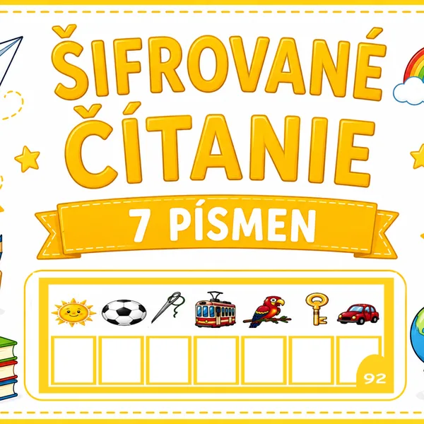 Šifrované čítanie 7 písmen