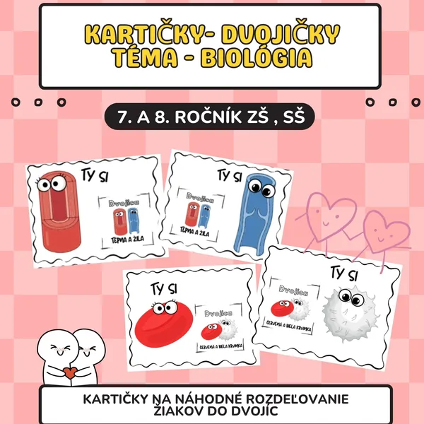 Kartičky - dvojičky (Biológia)