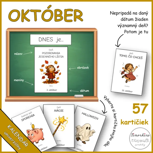 OKTÓBER - kalendár