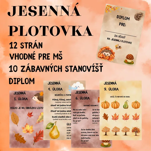 JESENNÁ PLOTOVKA (10 STANOVÍŠŤ)
