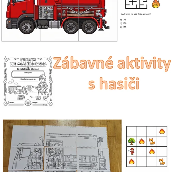Zábavné aktivity s hasiči