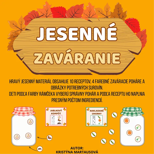 Jesenné zaváranie - Skladáme zaváraniny podľa receptov 🫙 🍐