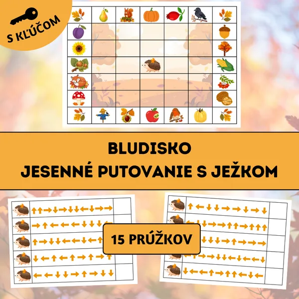 Bludisko: Jesenné putovanie s ježkom