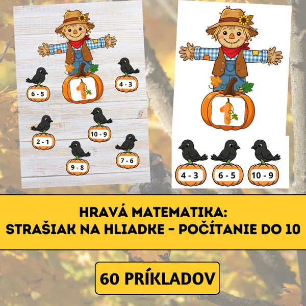Hravá matematika: Strašiak na hliadke – počítanie do 10