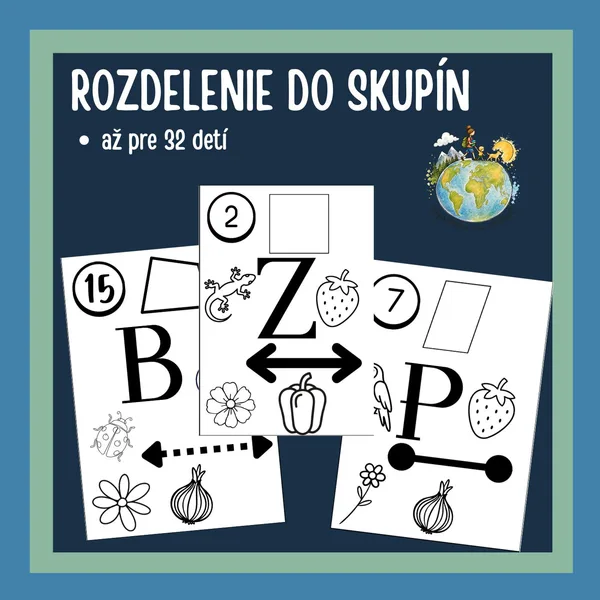 ROZDELENIE DO SKUPÍN