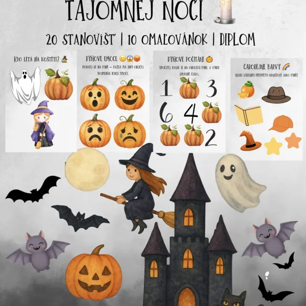 👻 HALLOWEENSKA CESTIČKA TAJOMNEJ NOCI 🎃