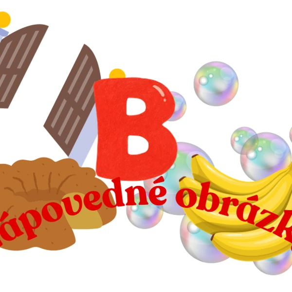 Písmeno B - nápovedné obrázky