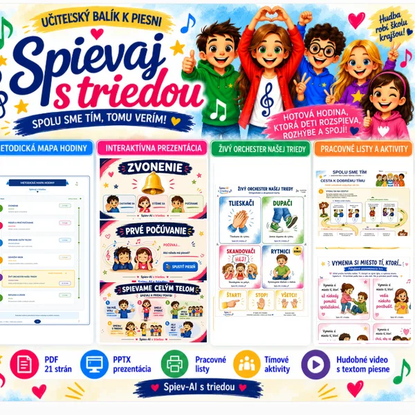 Spievaj s triedou – učiteľský balík k piesni
