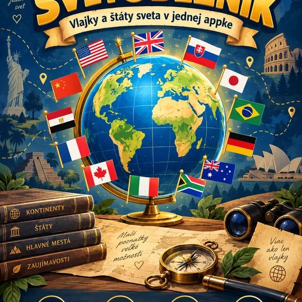 SVETOBEŽNÍK — atlas vlajok a štátov sveta pre vašu triedu