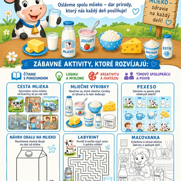 30.9. - Svetový deň mlieka v školách