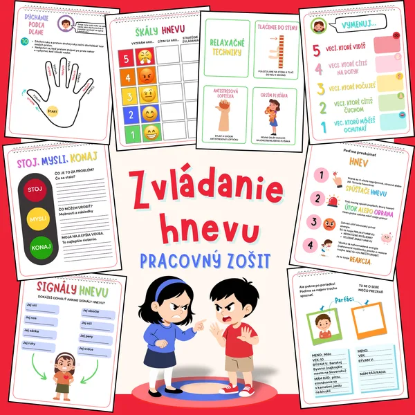 Zvládanie hnevu - pracovný zošit