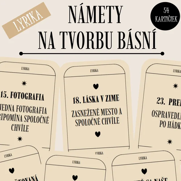 LYRIKA- Námety na tvorbu básní