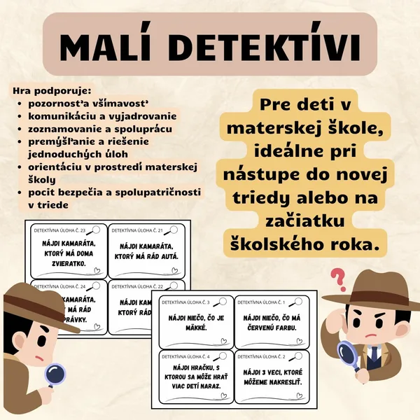 MALÍ DETEKTÍVI