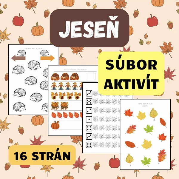 JESEŇ - súbor aktivít