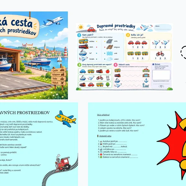 Dopravné prostriedky-rozprávka