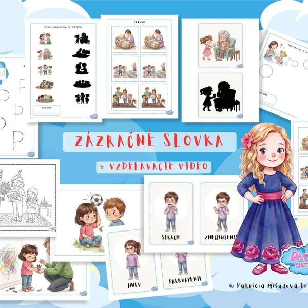 Zázračné slovka : Slušné správanie hravo a s videom (PDF materiál + vzdelávacie video)