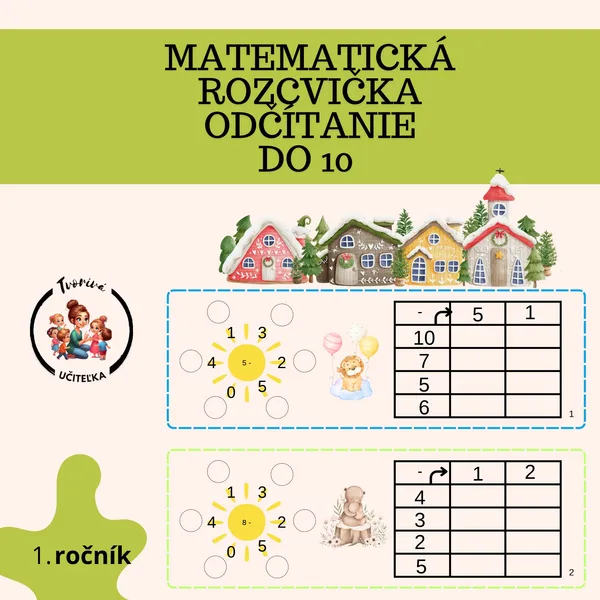 Odčítanie do 10