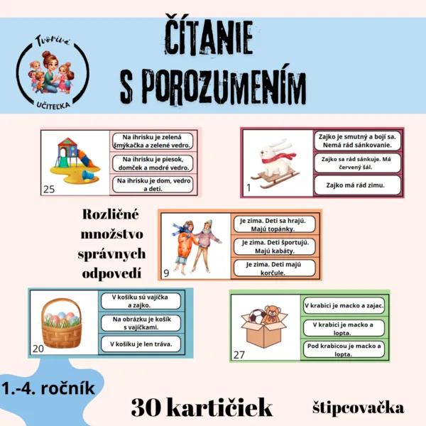 Čítanie s porozumením v 1. ročníku