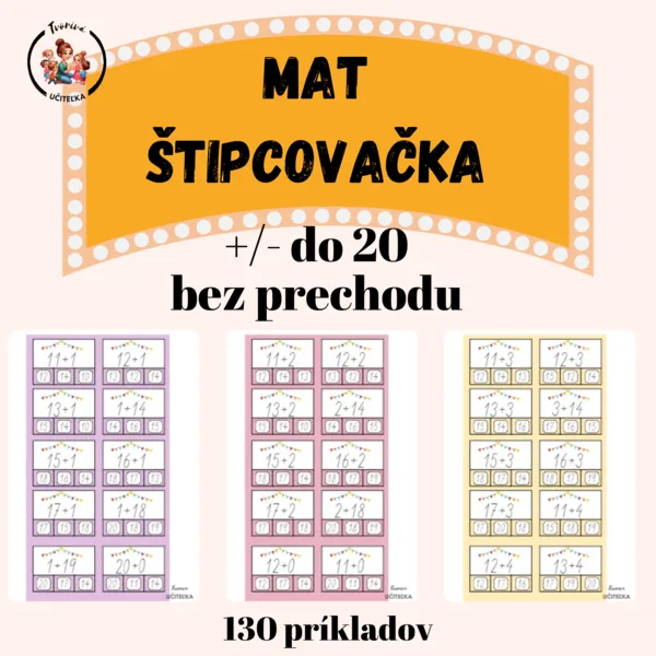 Štipcovačka 2. časť: +/- do 20