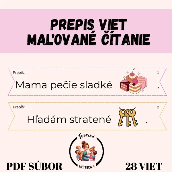 Prepis viet - Maľované čítanie