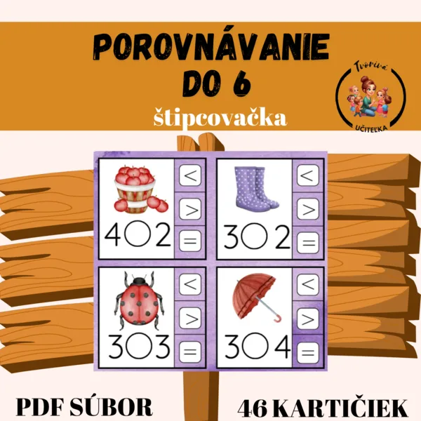 Porovnávanie do 6 (1. časť)