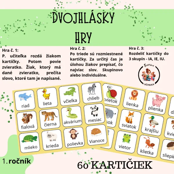 Dvojhlásky - Hry