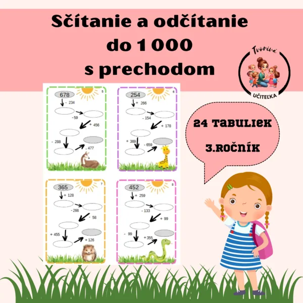Sčítanie a odčítanie do 1 000