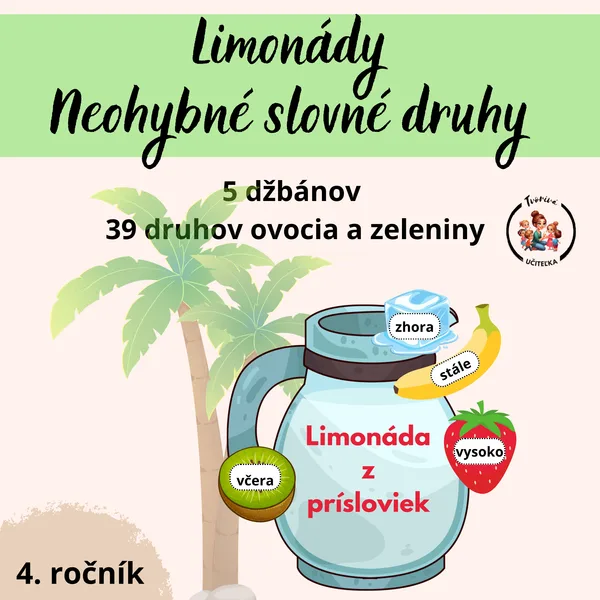 Neohybné slovné druhy - Limonády